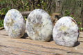 Polished Dendritic Opal Standing Free Forms x 6 From Moralambo, Madagascar - Toprock Gemstones and Minerals 