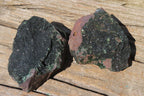 Natural Libethenite Crystals On Dolomite Matrix Specimens x 2 From Shituru, Congo - Toprock Gemstones and Minerals 