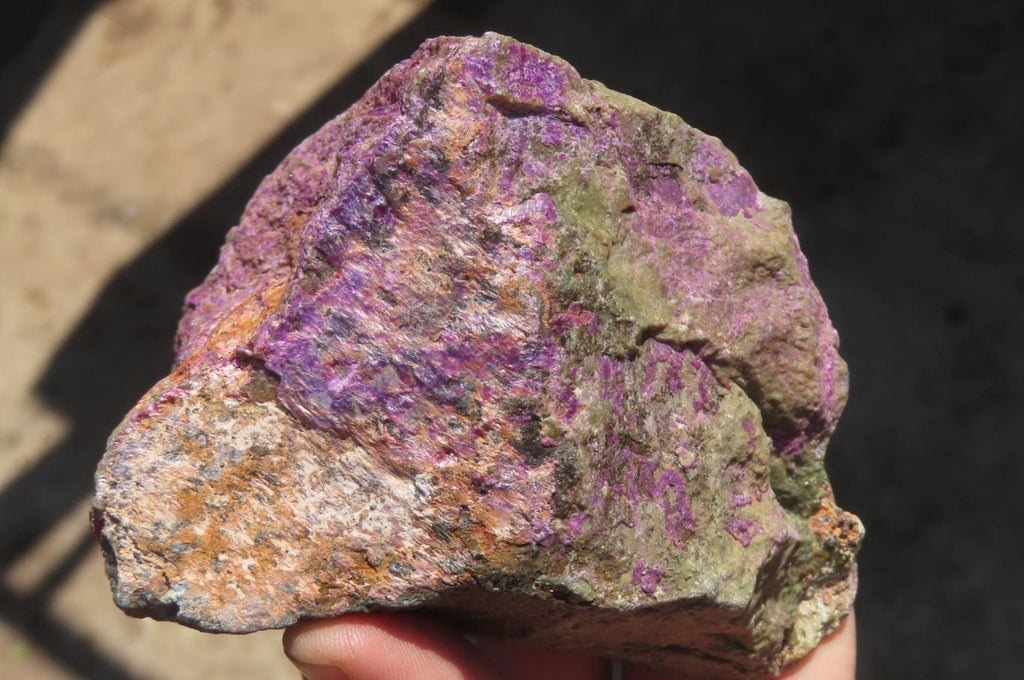Natural Stichtite Cobbed Specimens x 3 From Barberton, South Africa - Toprock Gemstones and Minerals 