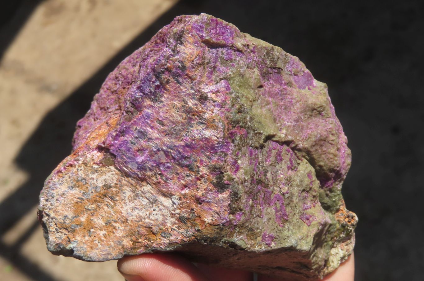 Natural Stichtite Cobbed Specimens x 3 From Barberton, South Africa - Toprock Gemstones and Minerals 