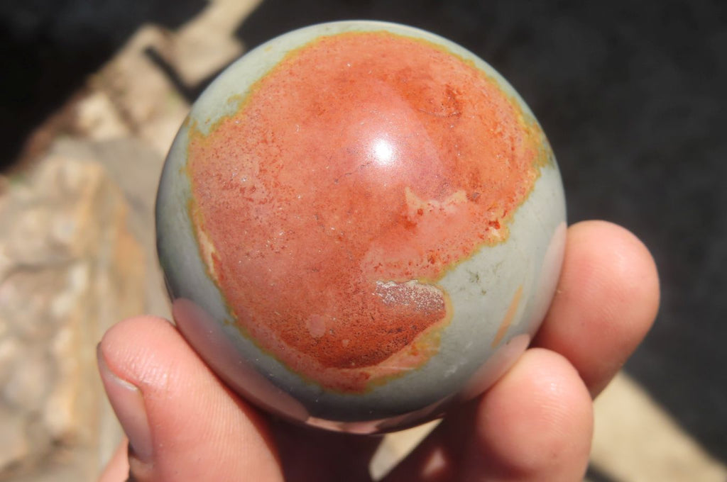 Polished Polychrome Jasper Spheres x 6 From Madagascar - Toprock Gemstones and Minerals 