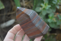 Polished Tiger Iron Jasper Points x 4 From South Africa - Toprock Gemstones and Minerals 