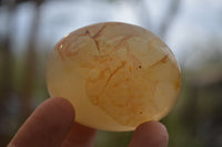 Polished Banded Agate Palm Stones x 24 From Madagascar - Toprock Gemstones and Minerals 