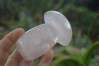 Polished Rose Quartz Mushrooms x 4 From Madagascar - Toprock Gemstones and Minerals 
