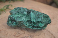 Natural Silky Malachite Specimens x 6 From Kasompe, Congo - Toprock Gemstones and Minerals 