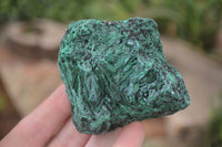 Natural Silky Malachite Specimens x 6 From Kasompe, Congo - Toprock Gemstones and Minerals 