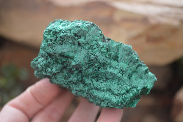 Natural Silky Malachite Specimens x 6 From Kasompe, Congo - Toprock Gemstones and Minerals 