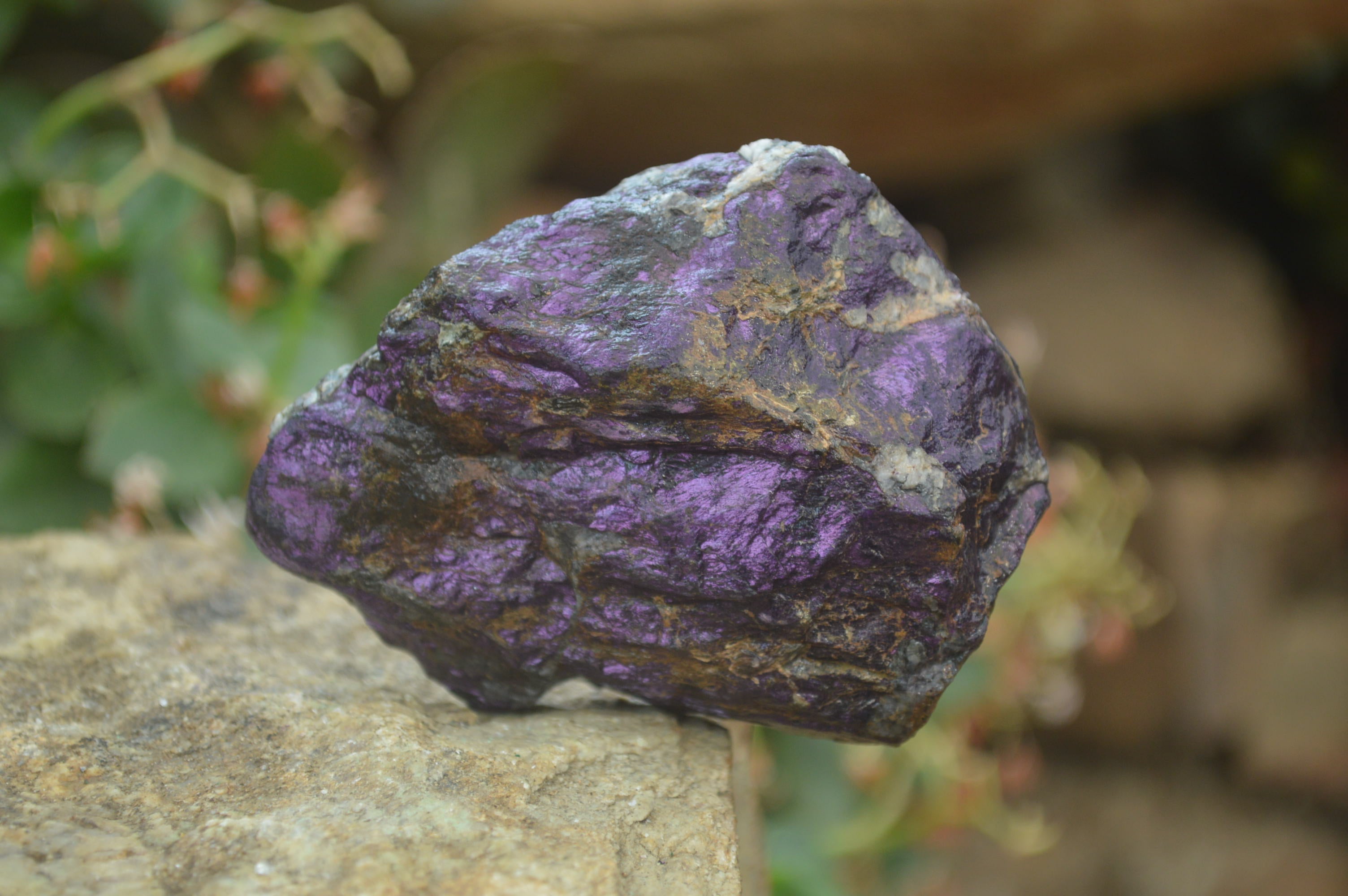 Natural Metallic Purpurite Cobbed Specimens x 12 From Erongo, Namibia - Toprock Gemstones and Minerals 