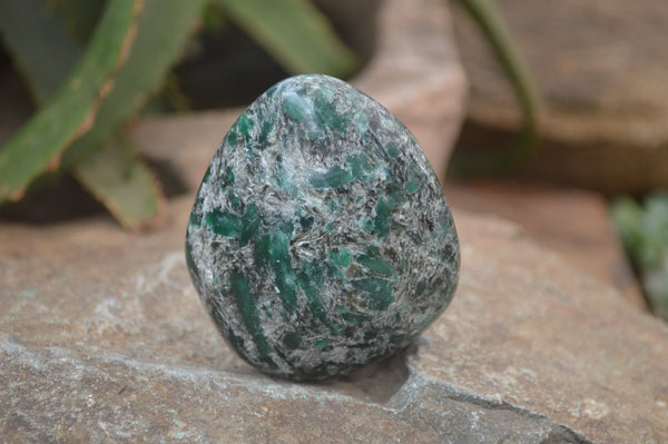 Polished Rare Emerald Mica In Matrix Free Forms x 6 From Mutoko, Zimbabwe - Toprock Gemstones and Minerals 