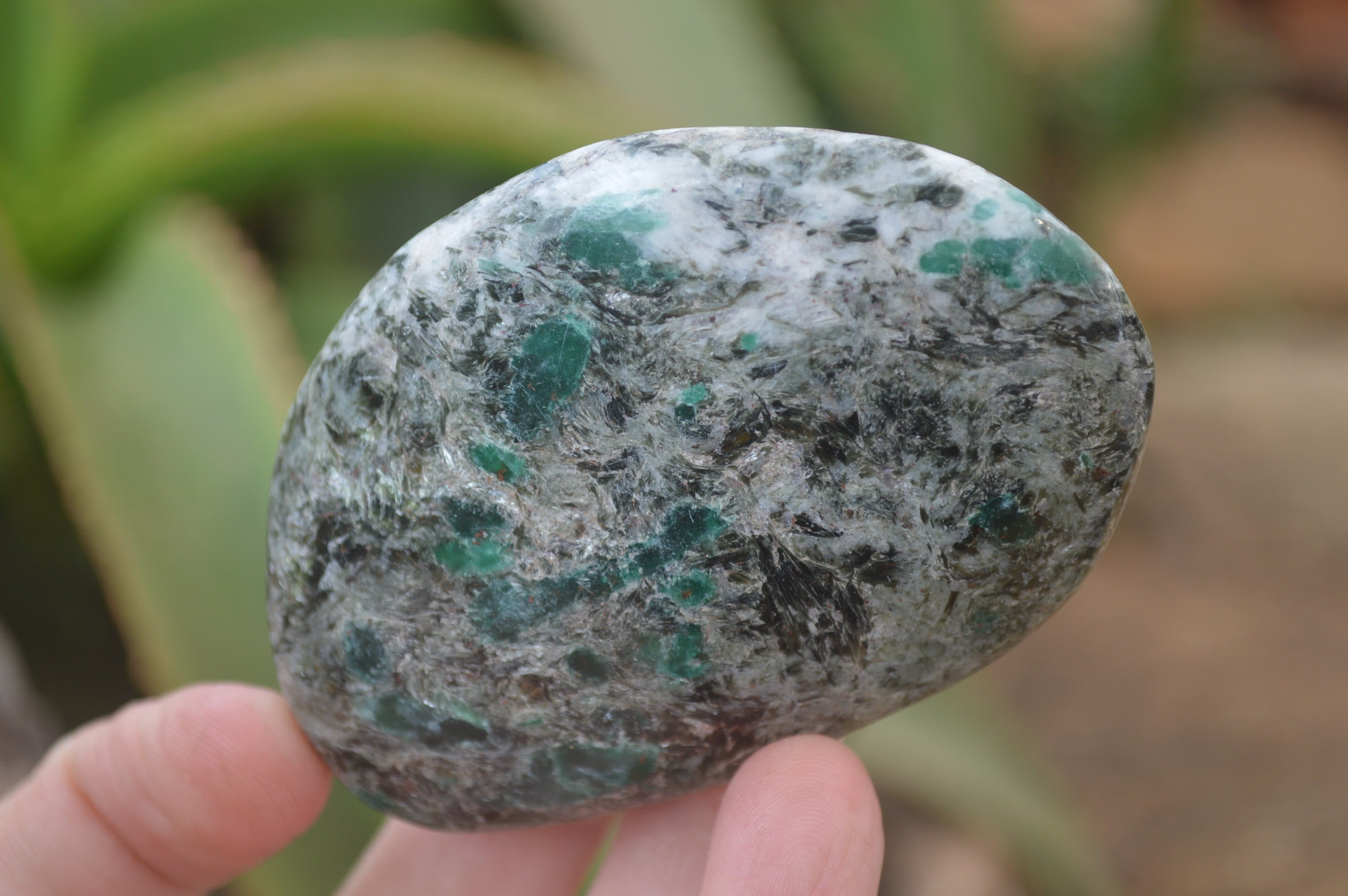 Polished Rare Emerald Mica In Matrix Free Forms x 6 From Mutoko, Zimbabwe - Toprock Gemstones and Minerals 