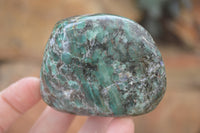 Polished Rare Emerald Mica In Matrix Free Forms x 6 From Mutoko, Zimbabwe - Toprock Gemstones and Minerals 