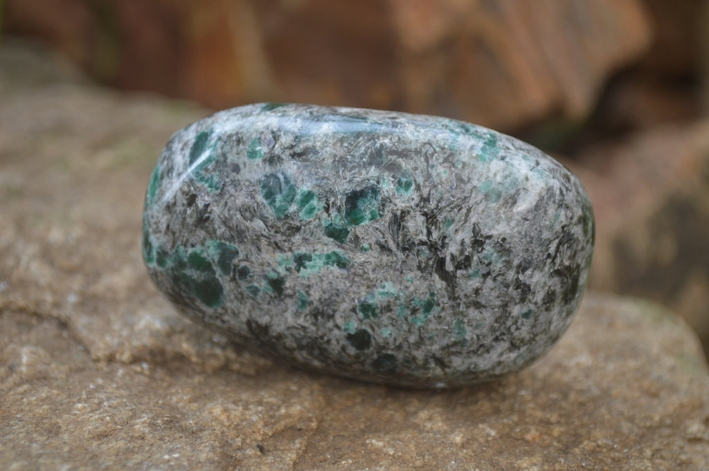 Polished Rare Emerald Mica In Matrix Free Forms x 6 From Mutoko, Zimbabwe - Toprock Gemstones and Minerals 