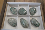 Polished Rare Emerald Mica In Matrix Free Forms x 6 From Mutoko, Zimbabwe - Toprock Gemstones and Minerals 