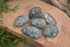 Polished Rare Emerald Mica In Matrix Free Forms x 6 From Mutoko, Zimbabwe - Toprock Gemstones and Minerals 