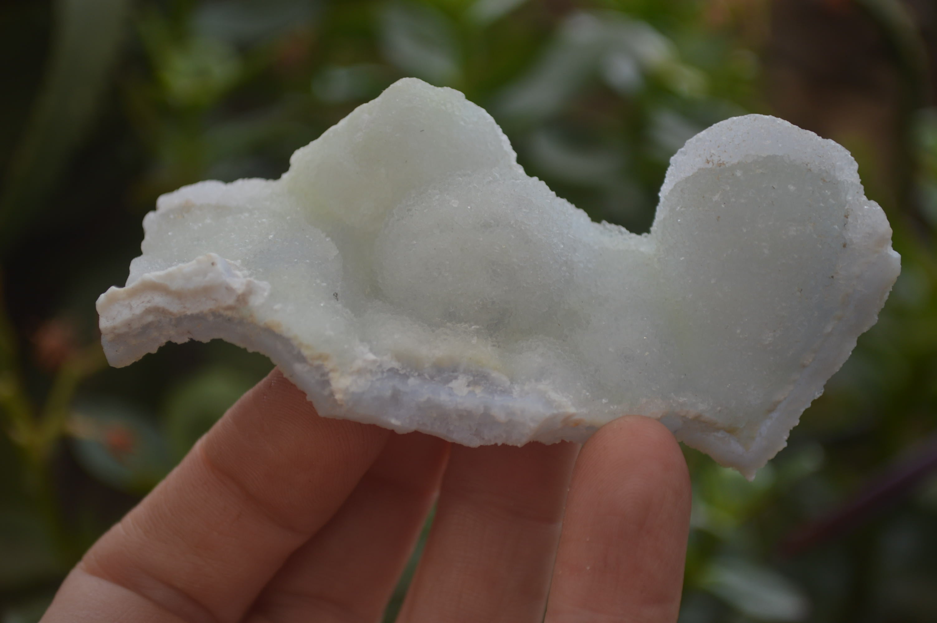 Natural Etched Blue Chalcedony Specimens x 12 From Nsanje, Malawi - Toprock Gemstones and Minerals 