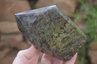 Polished Dragon Bloodstone Points x 2 From South Africa - Toprock Gemstones and Minerals 