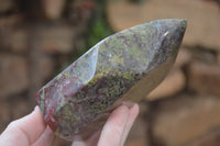 Polished Dragon Bloodstone Points x 2 From South Africa - Toprock Gemstones and Minerals 