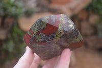 Polished Dragon Bloodstone Points x 2 From South Africa - Toprock Gemstones and Minerals 
