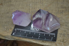 Polished Smokey Amethyst Window Quartz Points x 12 From Akansobe, Madagascar - Toprock Gemstones and Minerals 