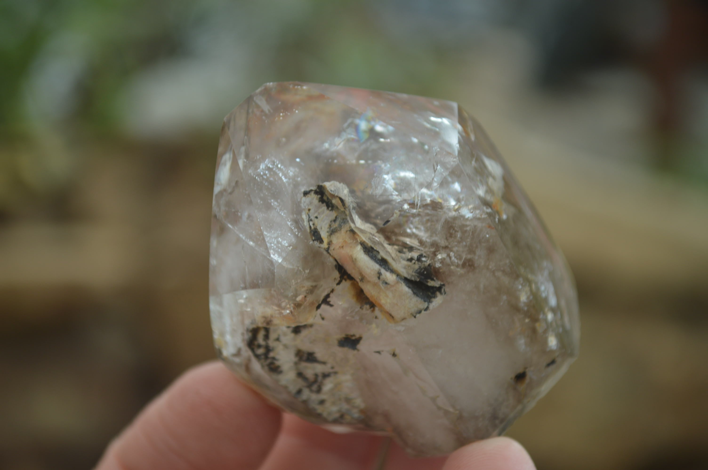 Polished Smokey Amethyst Window Quartz Points x 12 From Akansobe, Madagascar - Toprock Gemstones and Minerals 