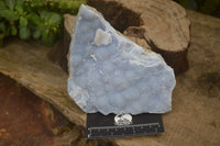 Natural Crystalline Blue Lace Agate Plates x 2 From Namibia - Toprock Gemstones and Minerals 
