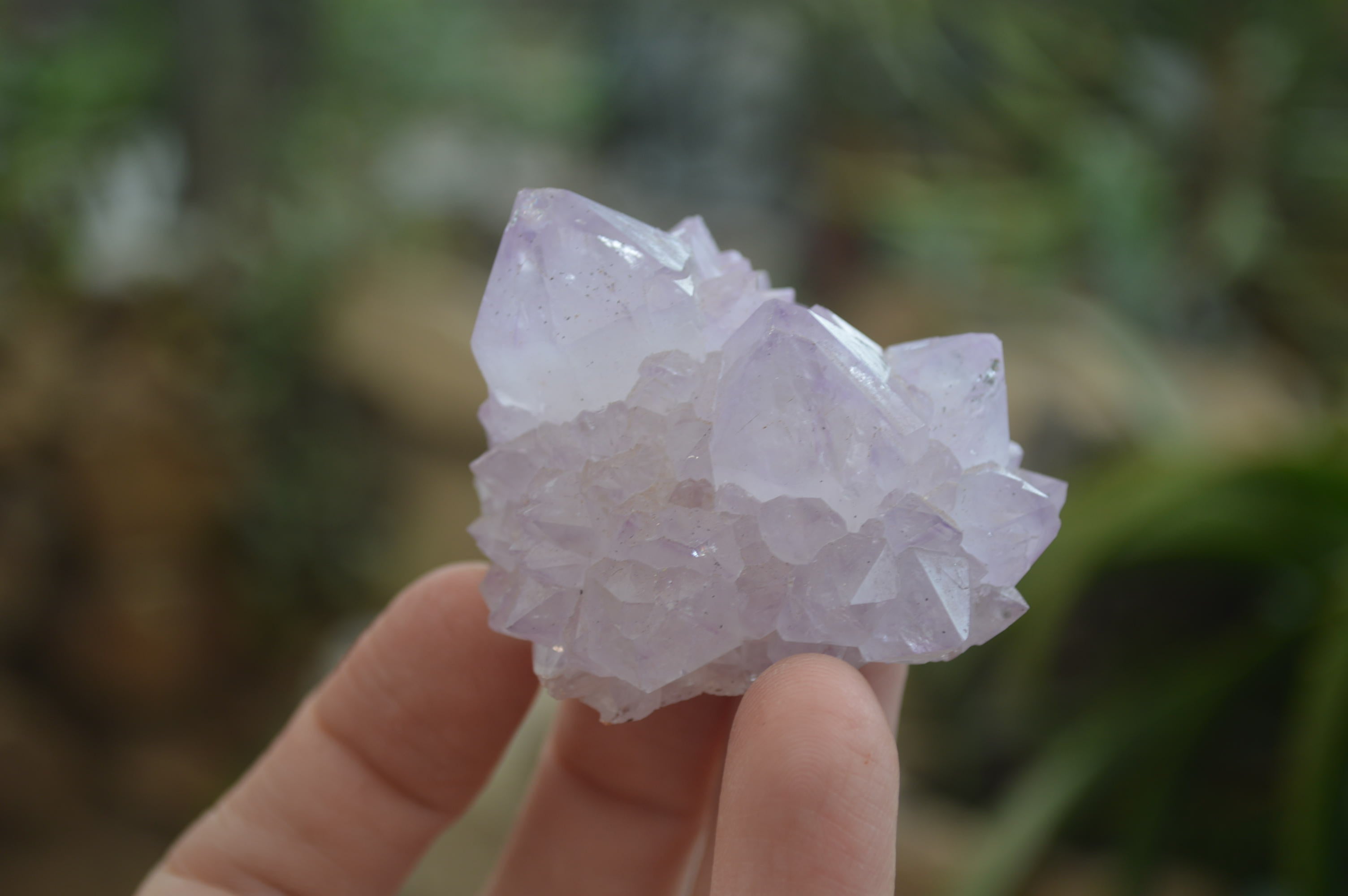 Natural Amethyst Cactus Flower Spirit Quartz Clusters x 6 From Boekenhouthoek, South Africa - Toprock Gemstones and Minerals 