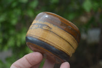 Polished Tiger's Eye Free Forms x 3 From Prieska, South Africa