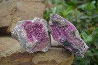 Natural Salrose Cobaltion Dolomite Specimens x 3 From Kakanda, Congo - Toprock Gemstones and Minerals 