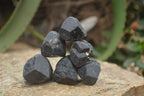 Natural Alluvial Schorl Black Tourmaline Crystals x 35 From Zimbabwe - Toprock Gemstones and Minerals 