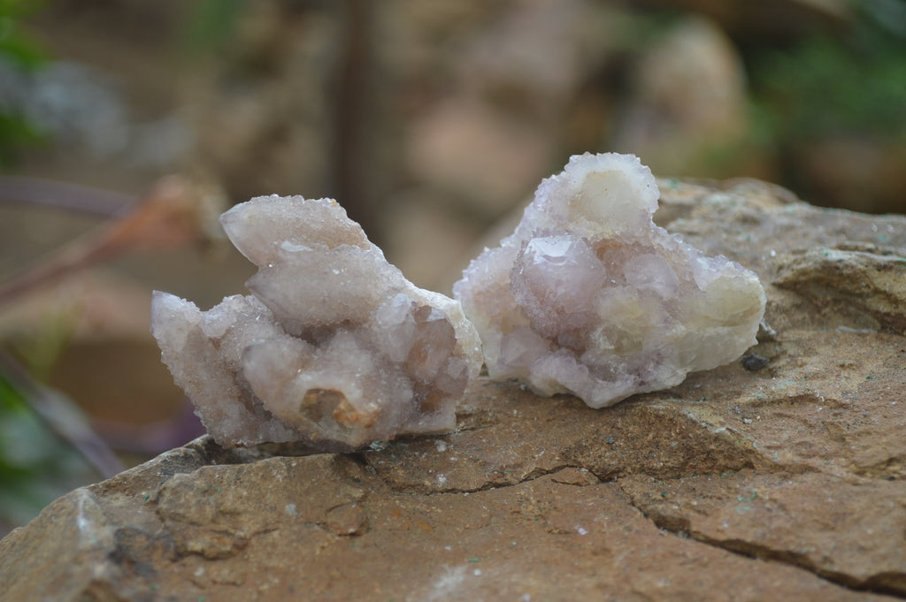 Natural Amethyst Spirit Quartz Clusters x 20 From Boekenhouthoek, South Africa - Toprock Gemstones and Minerals 