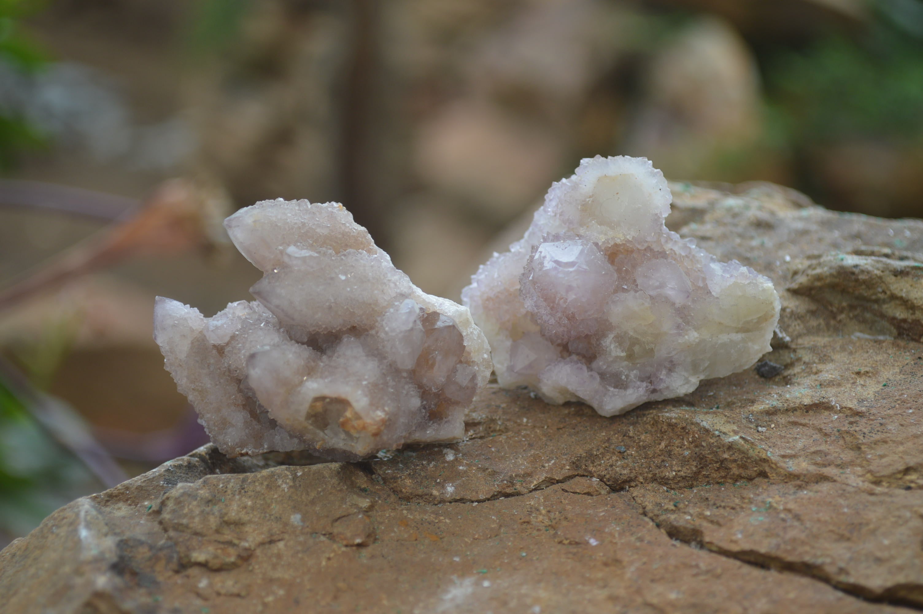 Natural Amethyst Spirit Quartz Clusters x 20 From Boekenhouthoek, South Africa - Toprock Gemstones and Minerals 