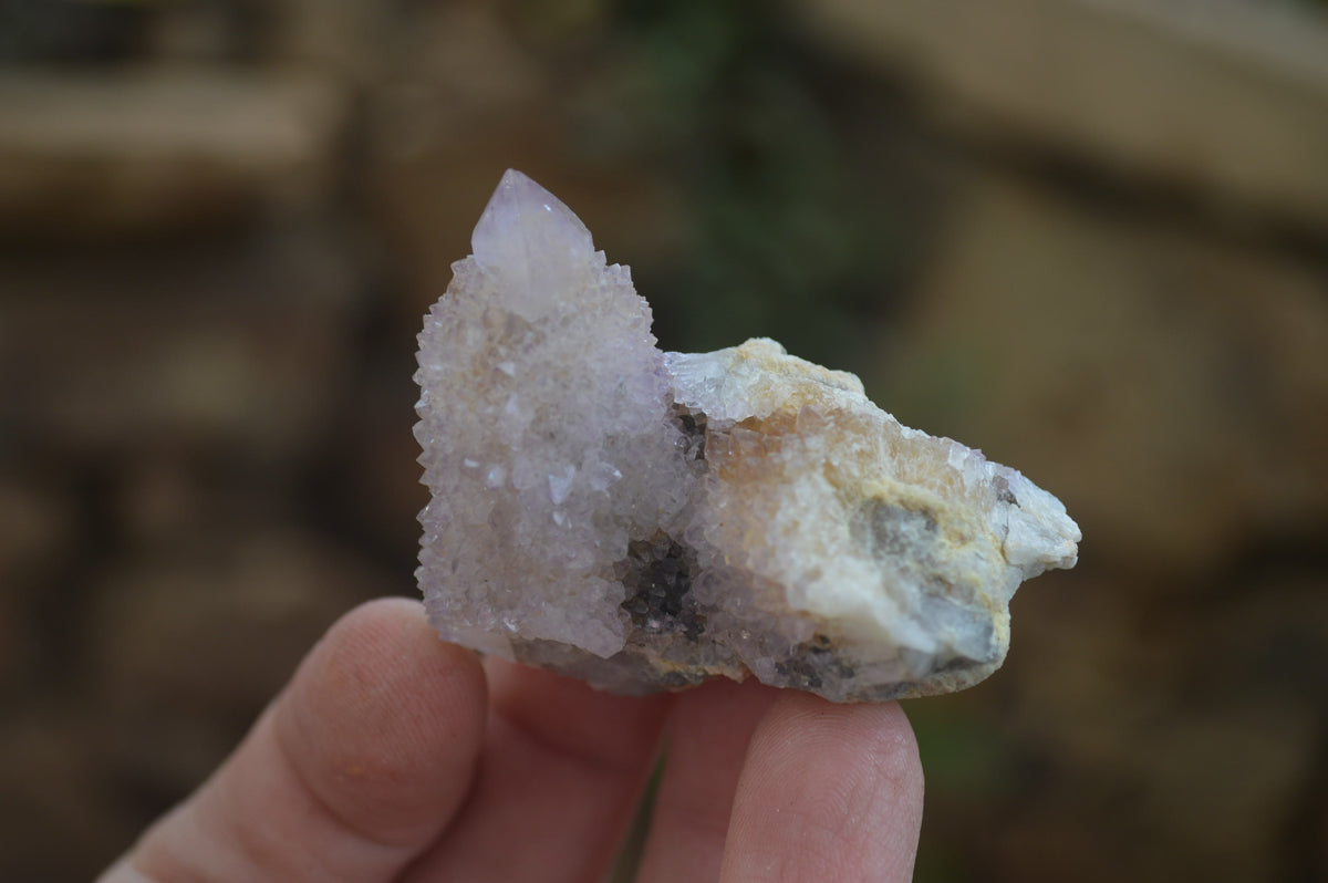 Natural Amethyst Spirit Quartz Clusters x 20 From Boekenhouthoek, South Africa - Toprock Gemstones and Minerals 