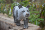 Polished Wonder Stone Panda Bear Carving x 1 From Zimbabwe - Toprock Gemstones and Minerals 