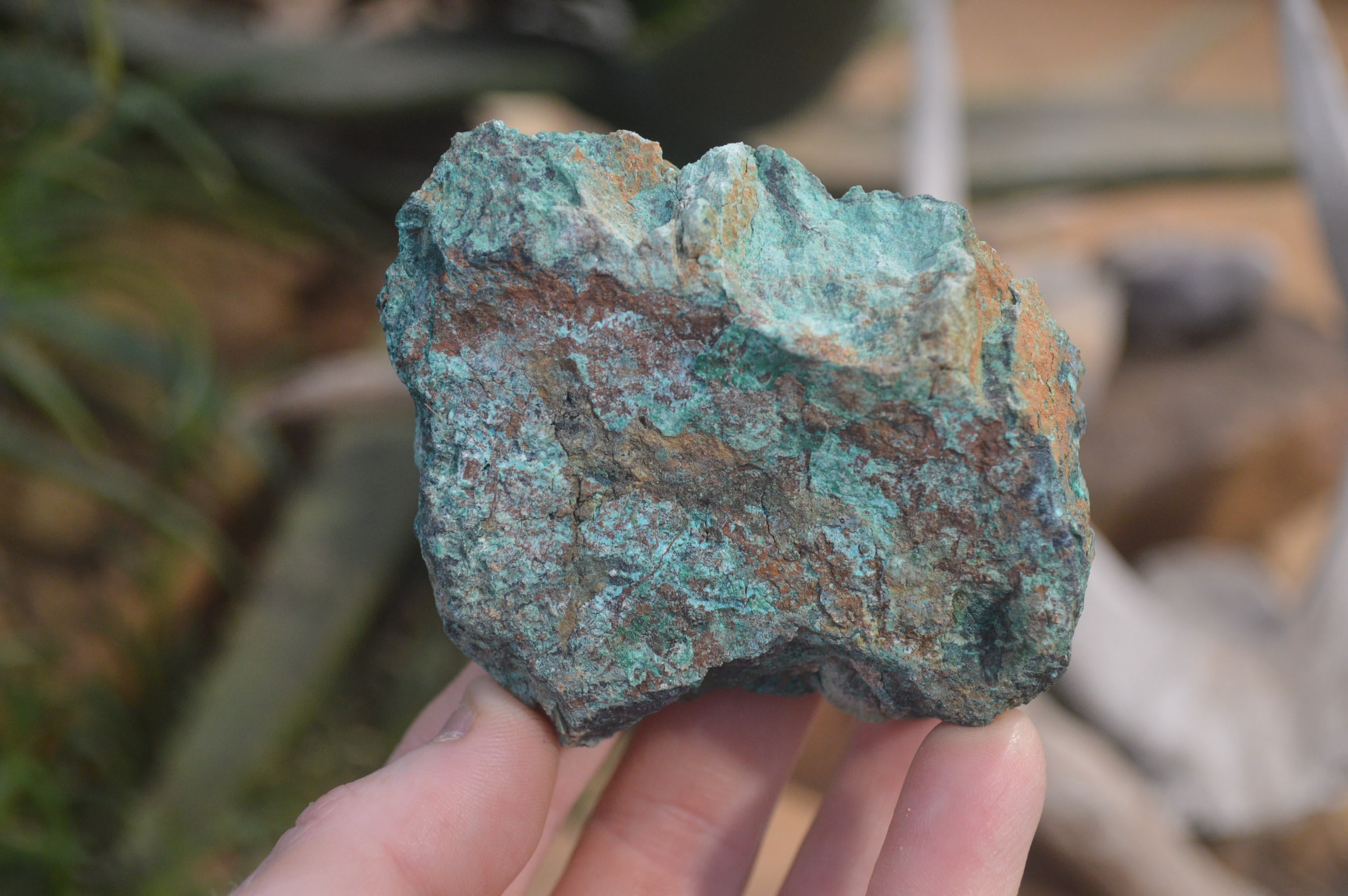 Natural Shattuckite with Chrysocolla, Malachite, Bornite and Chalcocite x 5 from Kaokoveld Namibia - Toprock Gemstones and Minerals 