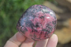 Polished Rhodonite Free Forms x 6 From Zimbabwe - Toprock Gemstones and Minerals 