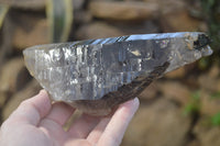Natural Smokey Morion Crystal with Aegirine and Cluster with Orthoclase x 2 From Zomba, Malawi - Toprock Gemstones and Minerals 