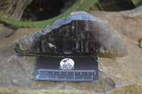 Natural Smokey Morion Crystal with Aegirine and Cluster with Orthoclase x 2 From Zomba, Malawi - Toprock Gemstones and Minerals 