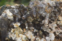 Natural Smokey Morion Crystal with Aegirine and Cluster with Orthoclase x 2 From Zomba, Malawi - Toprock Gemstones and Minerals 