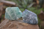 Natural Watermelon Fluorite Cobbed Specimens x 12 From Uis, Namibia - Toprock Gemstones and Minerals 