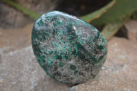 Polished Rare Emerald Mica In Matrix Standing Free Forms x 3 From Mutoko, Zimbabwe - Toprock Gemstones and Minerals 