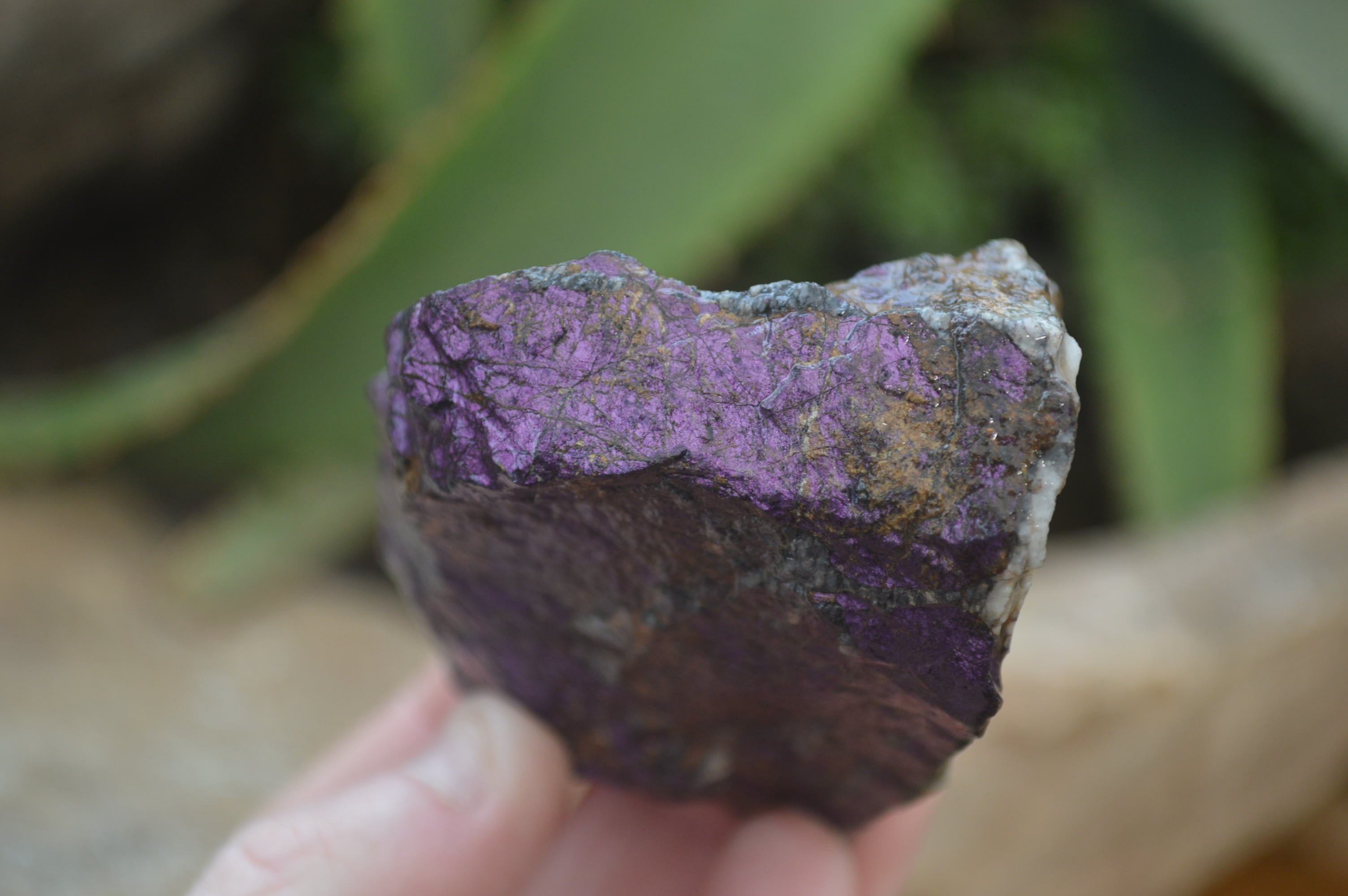 Natural Metallic Purpurite Cobbed Specimens x 12 From Erongo, Namibia - Toprock Gemstones and Minerals 