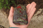 Polished Dragons Blood Stone Points x 2 From Tshipise, South Africa - Toprock Gemstones and Minerals 