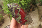 Polished Dragons Blood Stone Points x 2 From Tshipise, South Africa - Toprock Gemstones and Minerals 