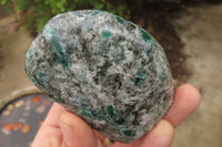 Polished Rare Emerald Mica In Matrix Standing Free Forms x 3 From Mutoko, Zimbabwe - Toprock Gemstones and Minerals 