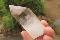 Polished Smokey Phantom Quartz Points x 7 From Madagascar - Toprock Gemstones and Minerals 