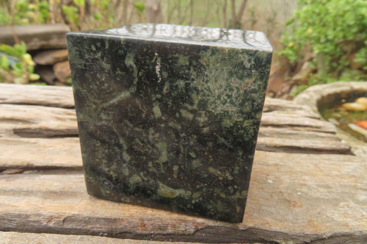 Polished Stromatolite Jasper Cubes x 4 From Madagascar - Toprock Gemstones and Minerals 