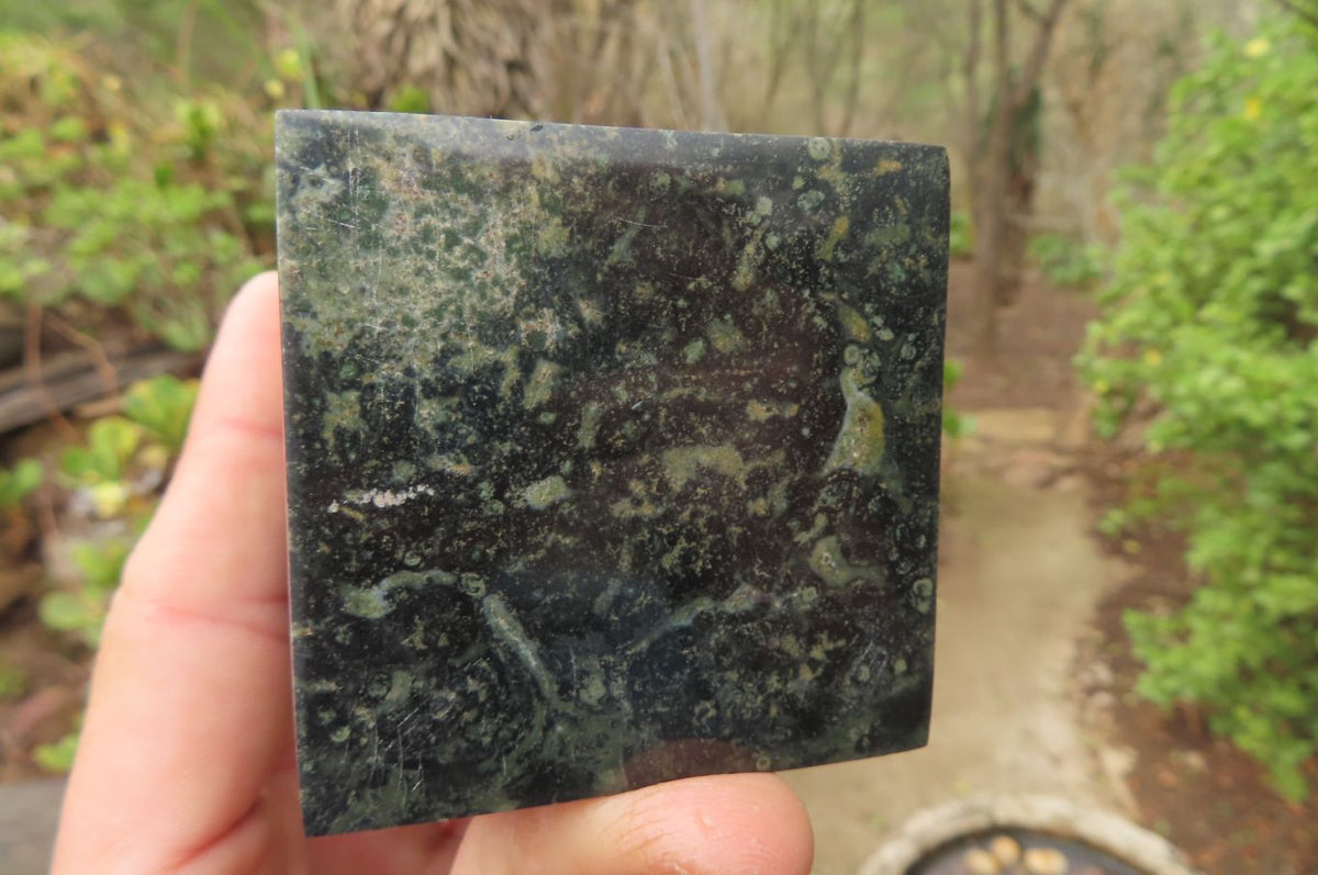 Polished Stromatolite Jasper Cubes x 4 From Madagascar - Toprock Gemstones and Minerals 