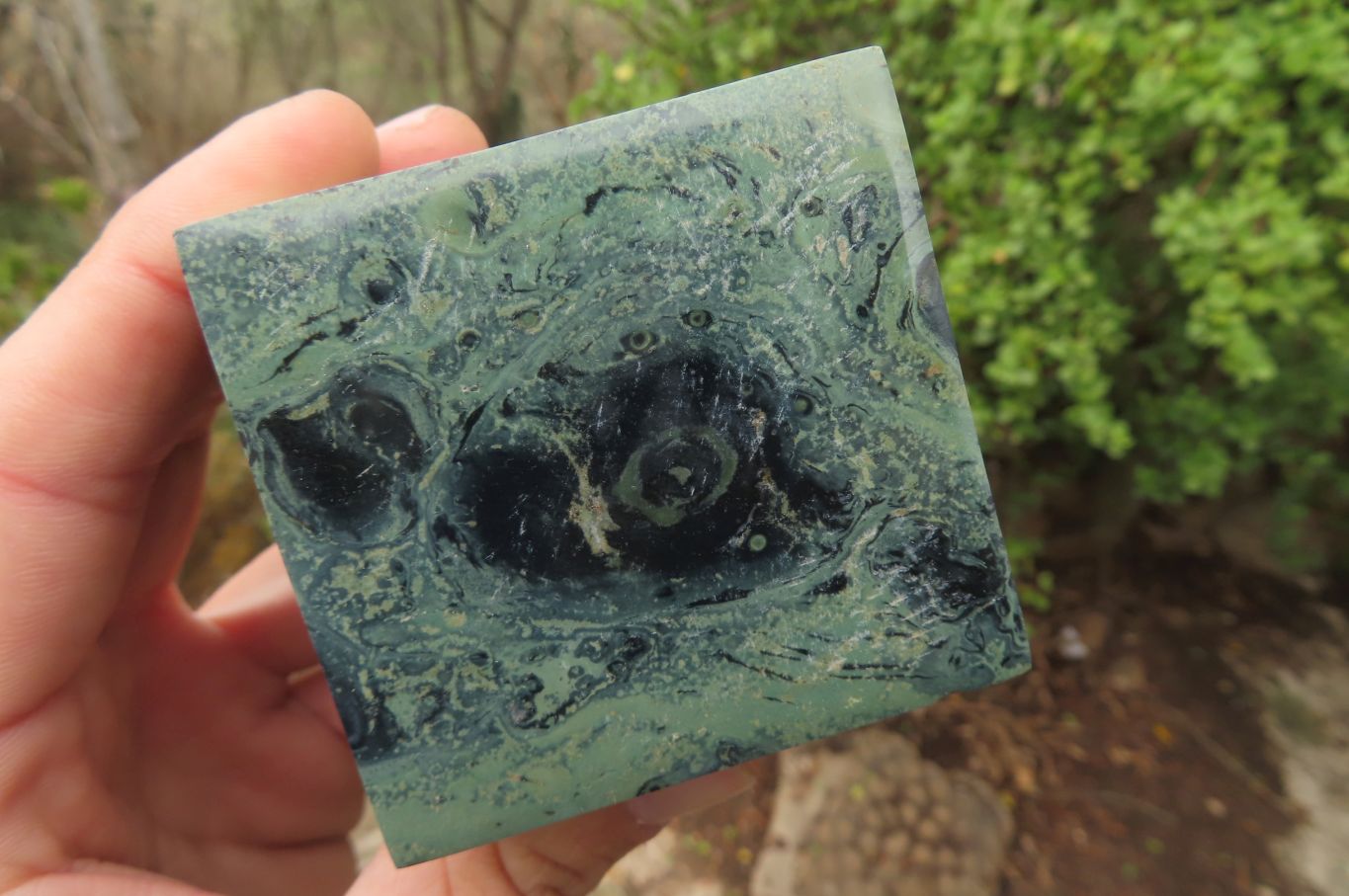 Polished Stromatolite Jasper Cubes x 4 From Madagascar - Toprock Gemstones and Minerals 