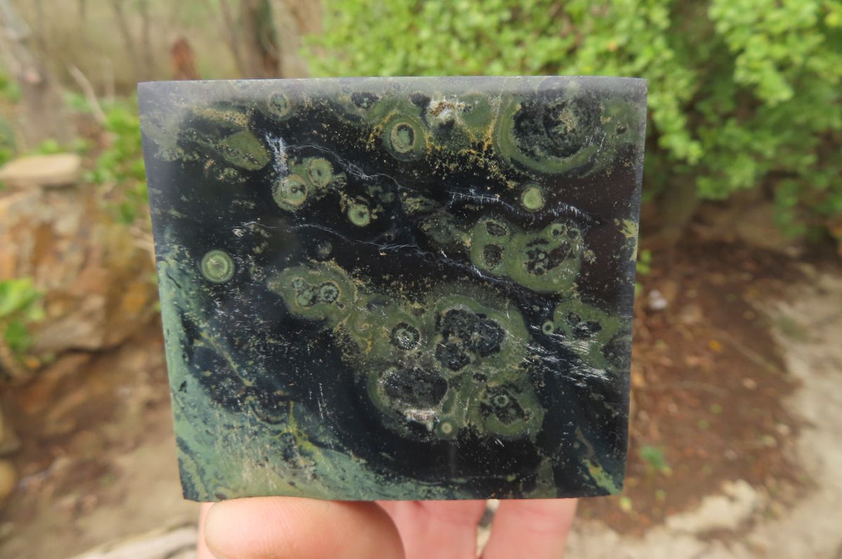 Polished Stromatolite Jasper Cubes x 4 From Madagascar - Toprock Gemstones and Minerals 