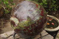 Polished Dragons Blood Stone Sphere x 1 From Tshipise, South Africa - Toprock Gemstones and Minerals 